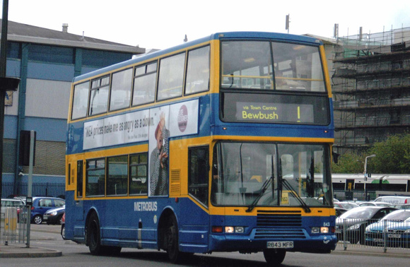Route 1, Metrobus 843, R843MFR, Crawley