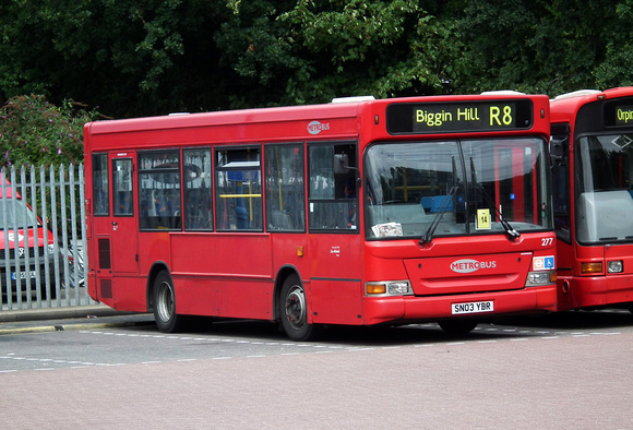 Route R8, Metrobus 277, SN03YBR, Orpington