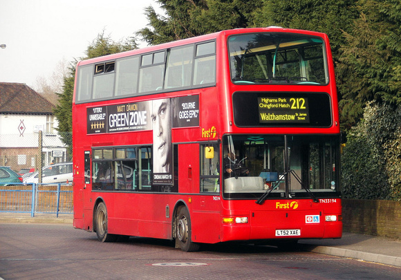 Route 212, First London, TN33194, LT52XAE, Chingford Station