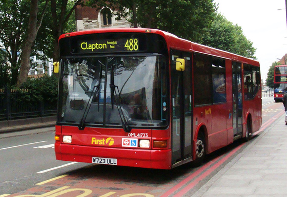 Route 488, First London, DML41723, W723ULL, Bow Church