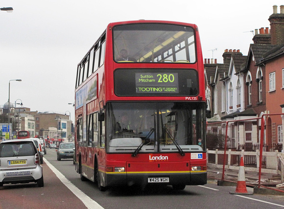 Route 280, London General, PVL125, W425WGH, Tooting
