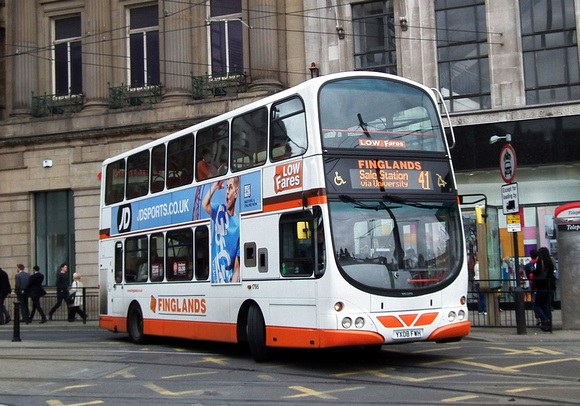 Route 41, Finglands 1795, YX08FWH, Manchester