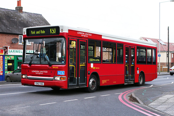Route K50, London United, DPS542, Y542XAG