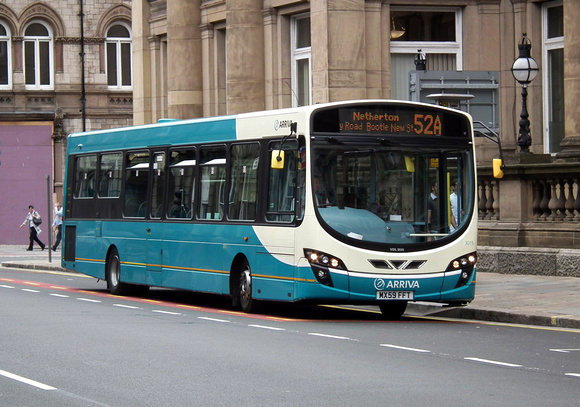 Route 52A, Arriva Merseyside 3015, MX59FFT, Liverpool