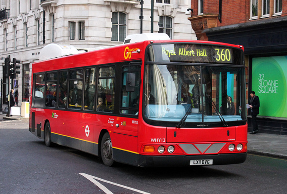 Route 360, Go Ahead London, WHY12, LX11DVG, Sloane Square
