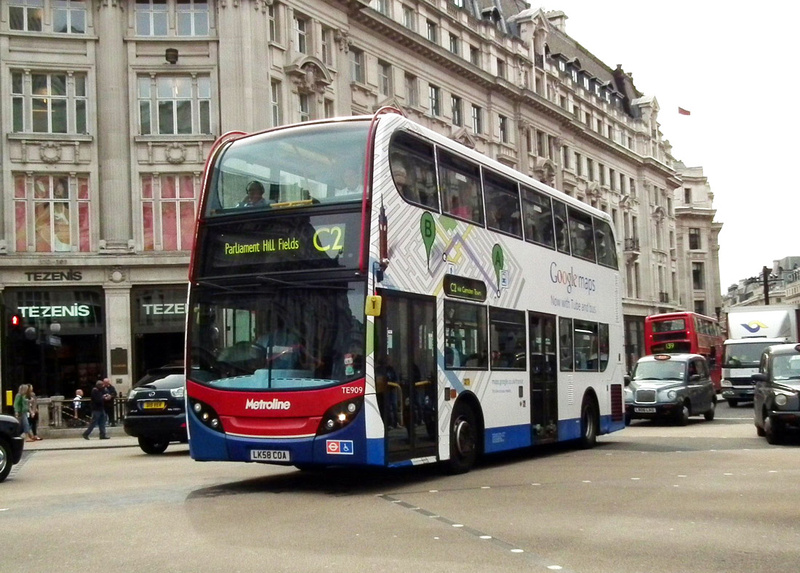 London Bus Routes Route C2 Parliament Hill Fields Regent Street