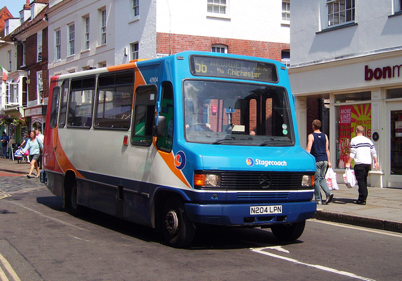 Route 56, Stagecoach South Coast 40904, N204LPN, Chichester
