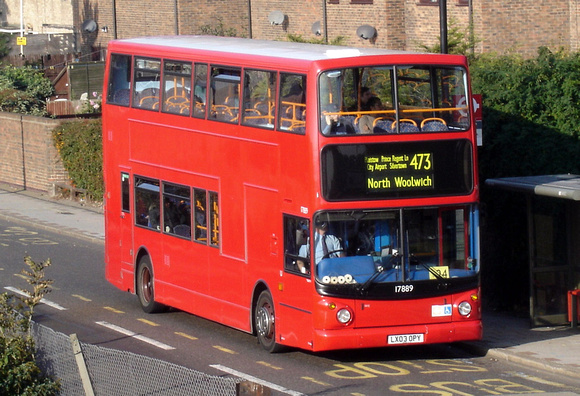 Route 473, East London ELBG 17889, LX03OPY, North Woolwich