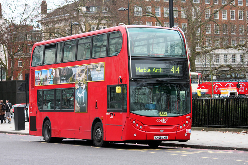 London Bus Routes Route 414 Marble Arch Putney Bridge Route 414