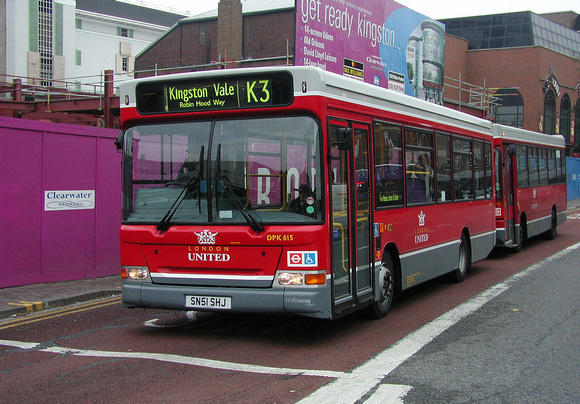 Route K3, London United, DPK615, SN51SHJ, Kingston