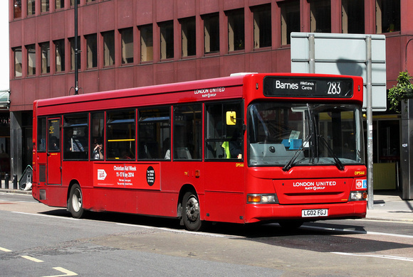 Route 283, London United RATP, DPS661, LG02FGJ, Hammersmith