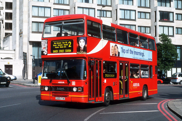Route 2, Arriva London, L155, D155FYM, Marble Arch