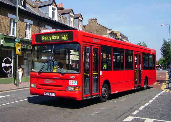 Route 246, Metrobus 335, W335VGX, Bromley