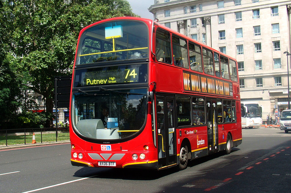 Route 74, London General, B9, BX06BTF, Marble Arch