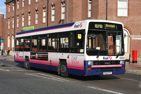 Route 70, First Leicester 62602, F602ETC, Leicester