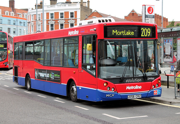 Route 209, Metroline, DM966, LK58CRZ, Hammersmith