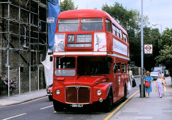 Route 71, London Transport, RM1280, 280CLT