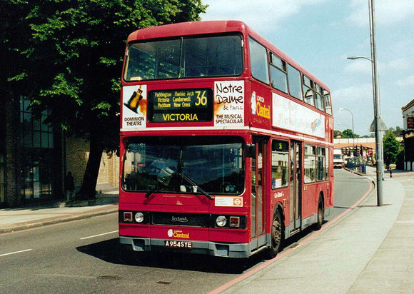 Route 36, London Central, T954, A954SYE, Lewisham