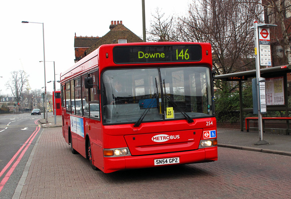 Route 146, Metrobus 254, SN54GPZ, Bromley