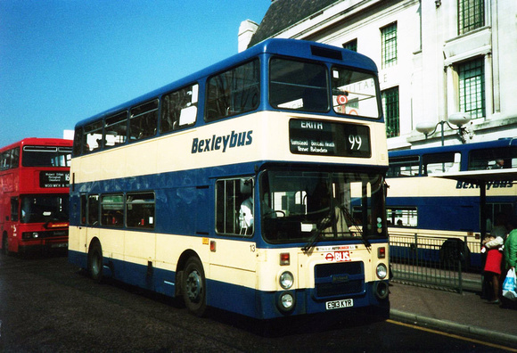 Route 99, Bexleybus 13, E913KYR, Woolwich