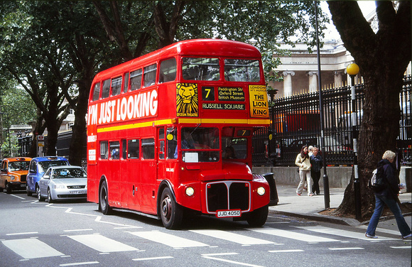 Route 7, First London, RML2405, JJD405D, The British Museum