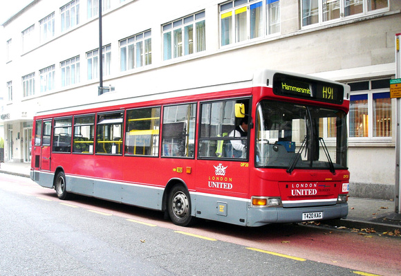 Route H91, London United, DP20, T420KAG, Hammersmith