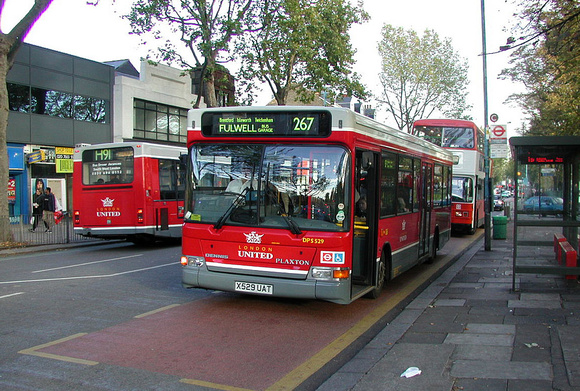 Route 267, London United, DPS529, X529UAT, Chiswick