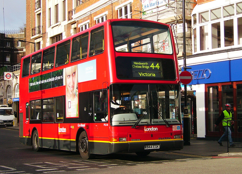 London Bus Routes Route 44 Tooting Station Victoria Route 44