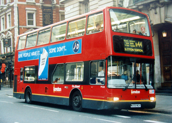 Route N44, London General, PVL58, W458WGH, Whitehall
