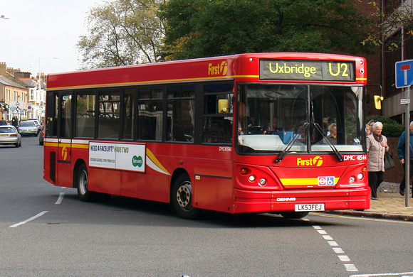 Route U2, First London, DMC41544, LK53FEJ, Uxbridge