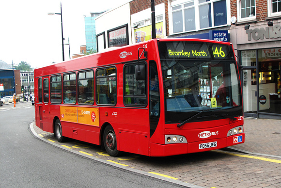 Route 146, Metrobus 232, PO56JFG, Bromley