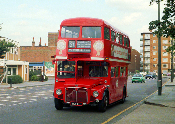 Route 21, London Transport, RM8, VLT8, Eltham