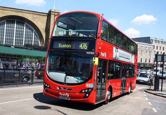 Route 476, First London, VN37809, LK59FDY, King's Cross