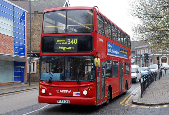 Route 340, Arriva The Shires 6005, KL52CWU, Stanmore