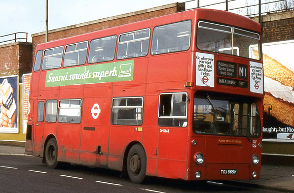 Route M1, London Transport, DMS865, TGX865M, Raynes Park