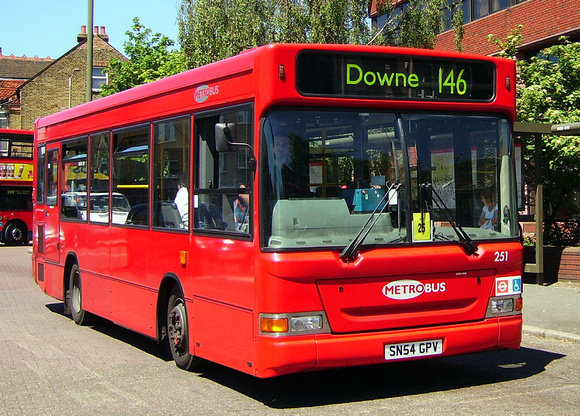 Route 146, Metrobus 251, SN54GPV, Bromley