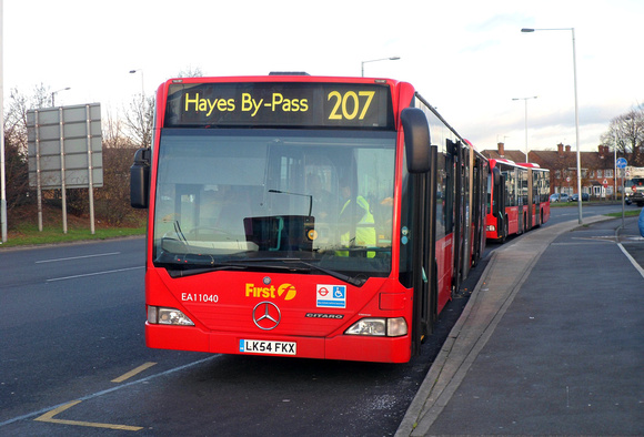 Route 207, First London, EA11040, LK54FKX, Hayes By Pass