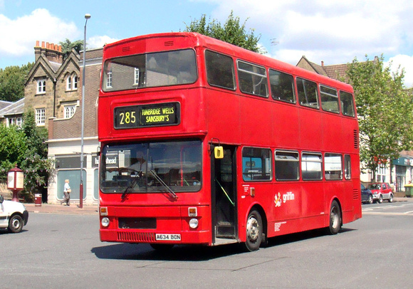 Route 285, Griffin Bus, A634BCN, Tunbridge Wells