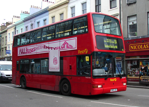 Route 31, First London, TN33185, LR02LZE, Notting Hill