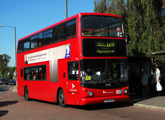 Route 269, Selkent ELBG 17335, X335NNO, Bromley