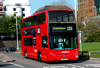 Route 135, Arriva London, T22, LJ08CUV, Crossharbour Asda