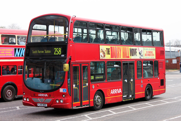 Route 258, Arriva The Shires 6029, YJ55WOC, Watford Junction