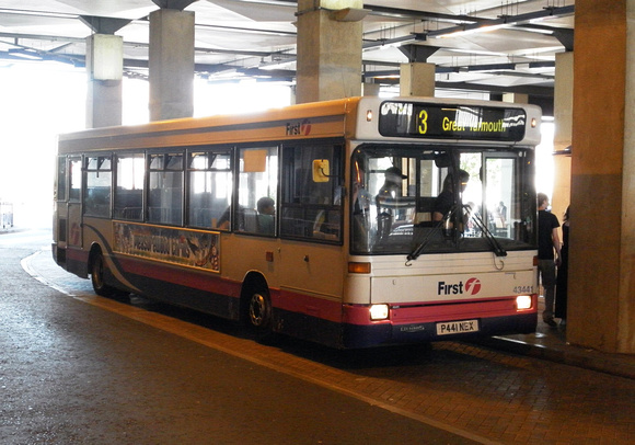 Route 3, First 43441, P441NEX, Great Yarmouth