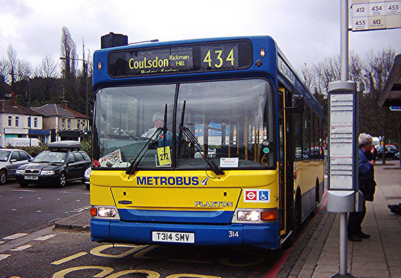 Route 434, Metrobus 314, T314SMV, Purley