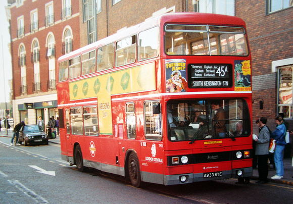 Route 45A, London Central, T933, A933SYE, Clapham Junction
