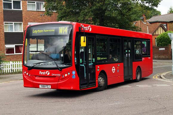Route W14, First London, DM44266, YX61FZJ, South Woodford
