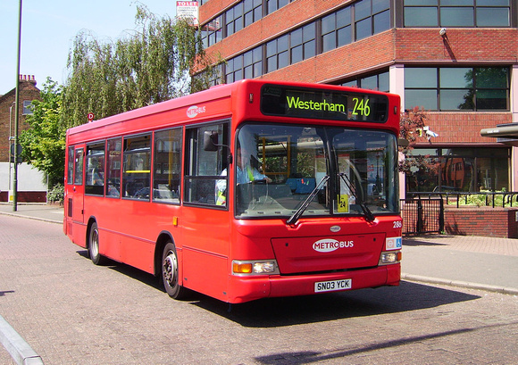 Route 246, Metrobus 286, SN03YCK, Bromley