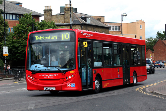 Route 110,  London United RATP, DLE24, SN60ECT, Hounslow