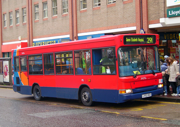 Route 291, Selkent ELBG 34376, LV52HGO, Woolwich