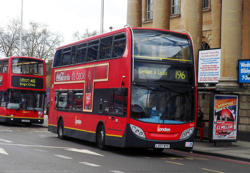 London Bus Routes Route 196 Elephant And Castle Norwood Junction